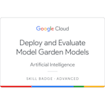 Deploy and Evaluate Model Garden Models badge