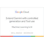 Extend Gemini with controlled generation and Tool use badge